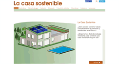 Desktop Screenshot of lacasasostenible.com